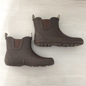 Zara Kids Ankle Boots With Elastic Inserts
